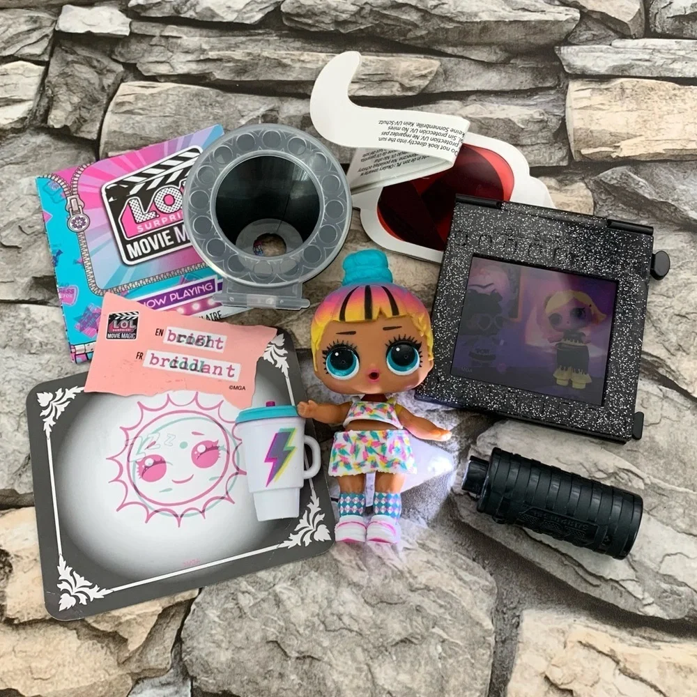 Key Lights LOL Surprise Movie Magic Camera Ring Fancy Rare Doll New Accessories